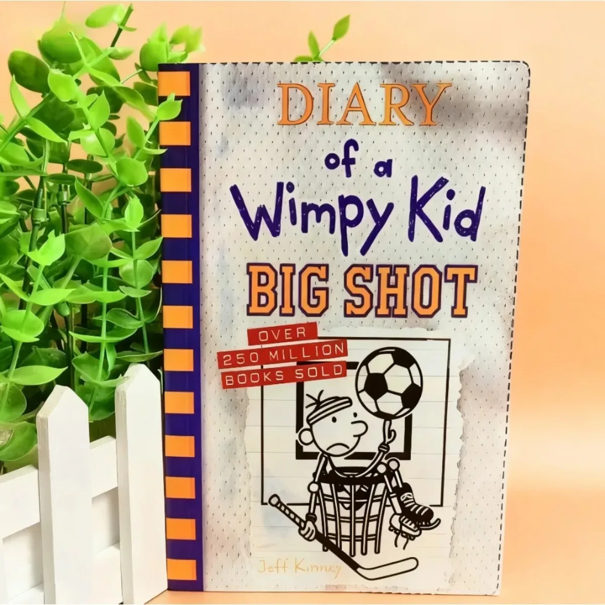 

Дневник Wimpy Kid 16: Большой выстрел Джеффа Кини Детская английская история Книга Юмористический графический роман Детский дневник Серия Английский