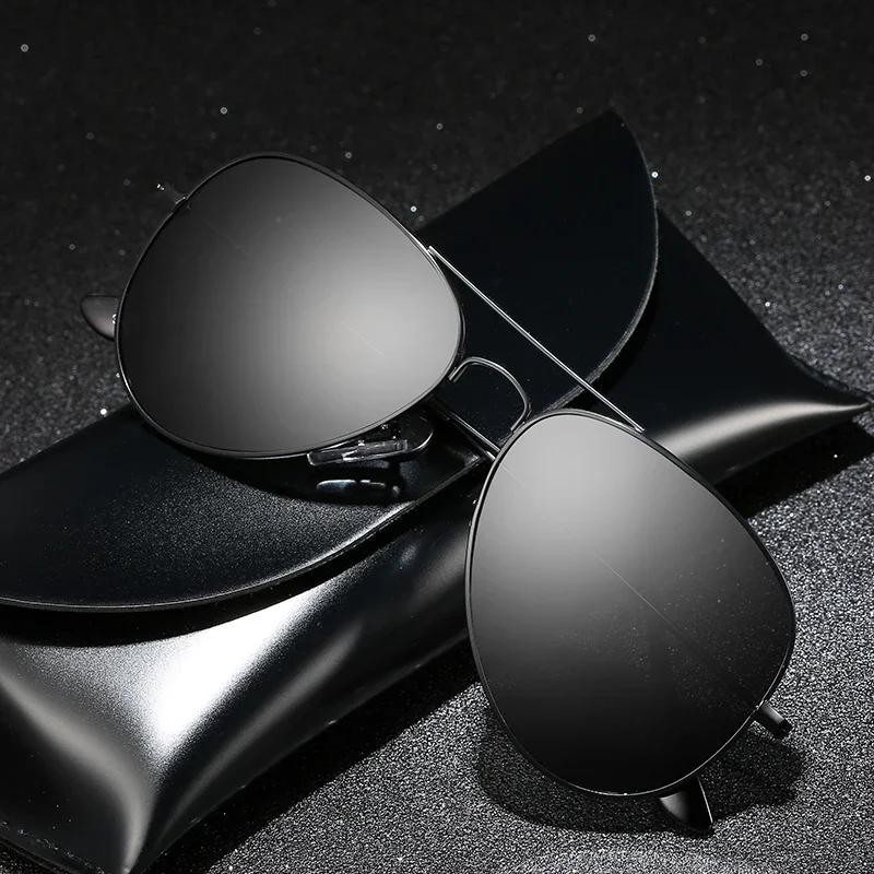 

Luxury Men's Polarized Sunglasses Driving Sun Glasses For Men Women Brand Designer Male Vintage Black Pilot Sunglasses UV400
