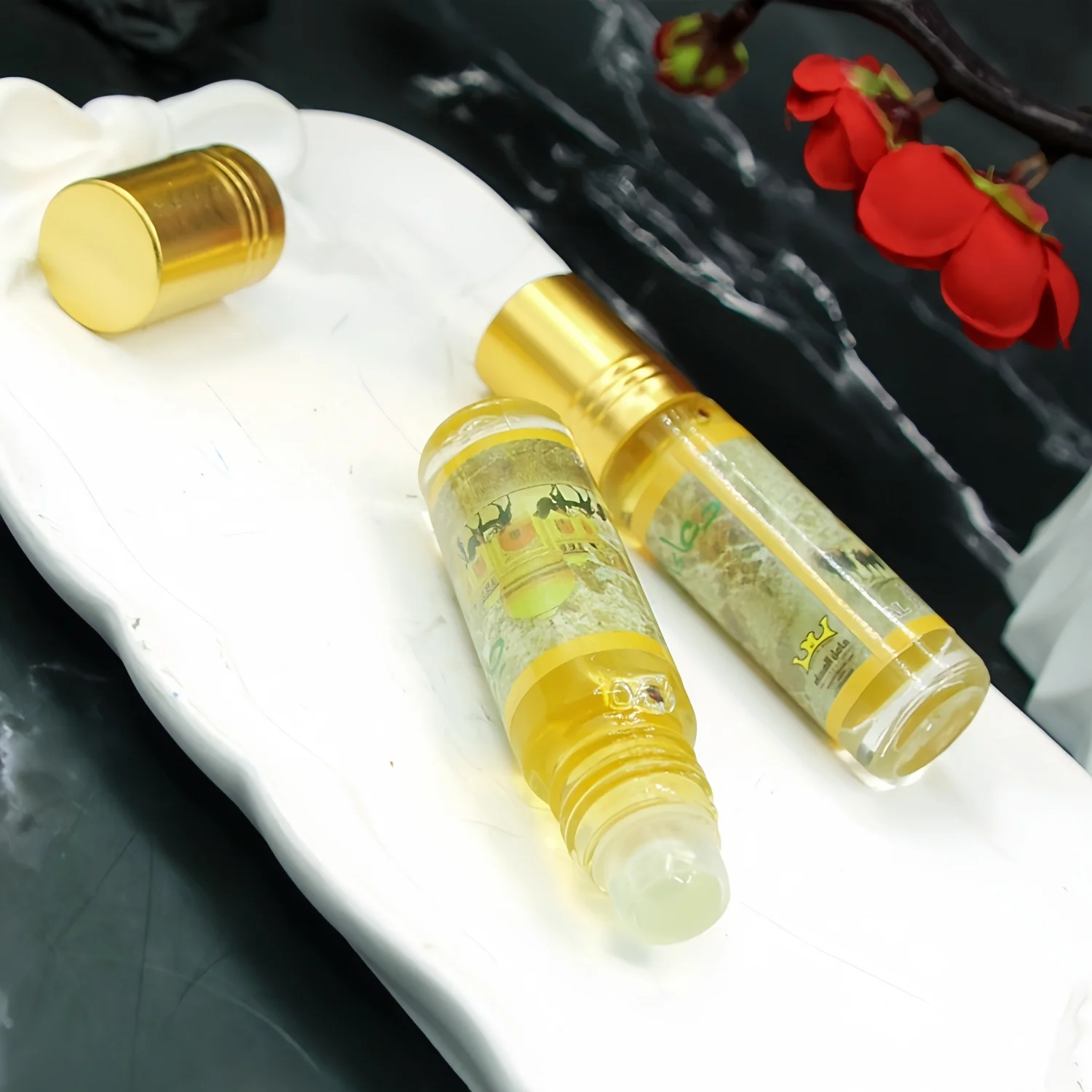 3 قطعة 6 مللي منتجات عربية سويسرية فاخرة من دبي عطر زيتي شخصي مدمن يدوم طويلاً رائحة توقيع مغرية