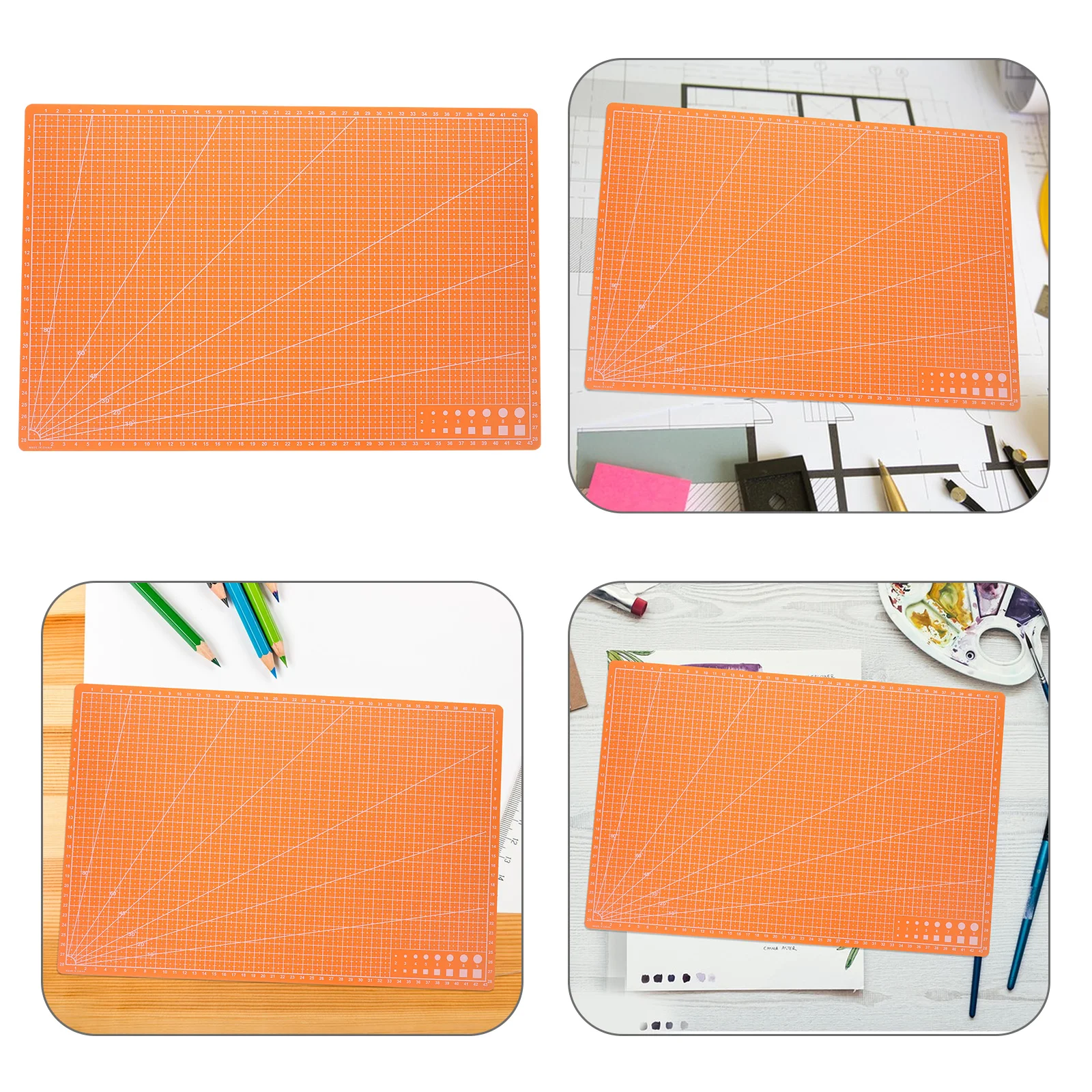 

Extra Large Dual-Sided Cutting Mat Sturdy Pp Material Craft Fabric Sewing Quilting Self-Healing Mat Rotary Cutter Portable