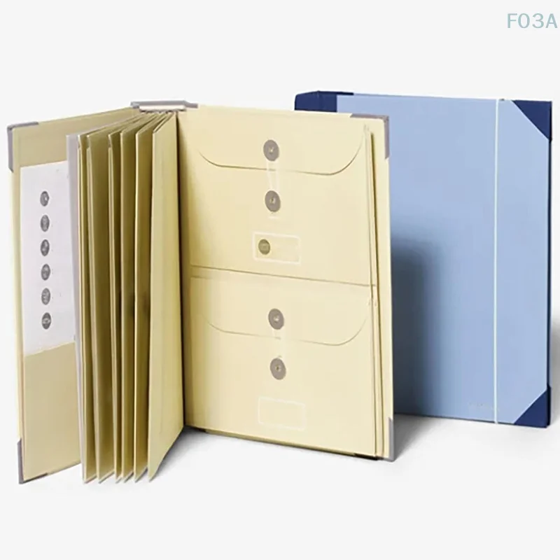 Organizador de documentos com órgão de bolso, eu vou faltar Binder, Folio Document Organizer, Expansão File Folder Pockets, Acordeão