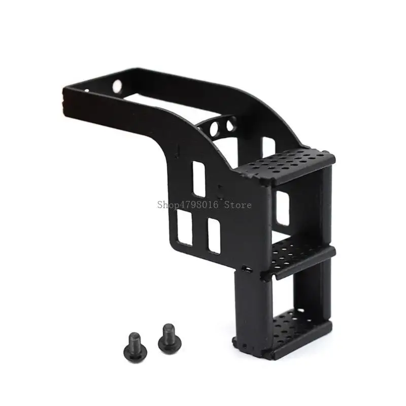 Foot Pedal Side Pedal Set for 1/14 Remote Control Truck Crawlers Car Heavy Duty Metal Accessories