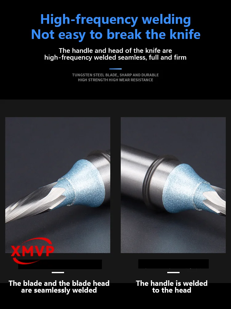 Fresa per la lavorazione del legno con coltello dritto a doppio bordo TCT elicoidale metrico, utensile per scanalatura, testa della macchina per rifilatura, macchina per incisione