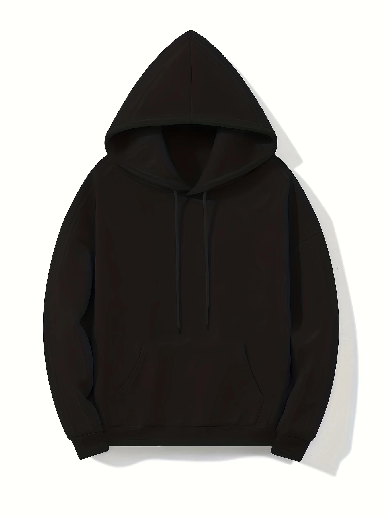 Felpe con cappuccio posteriori con stampa di lettere, felpa casual a maniche lunghe con tasca a marsupio, abbigliamento da donna