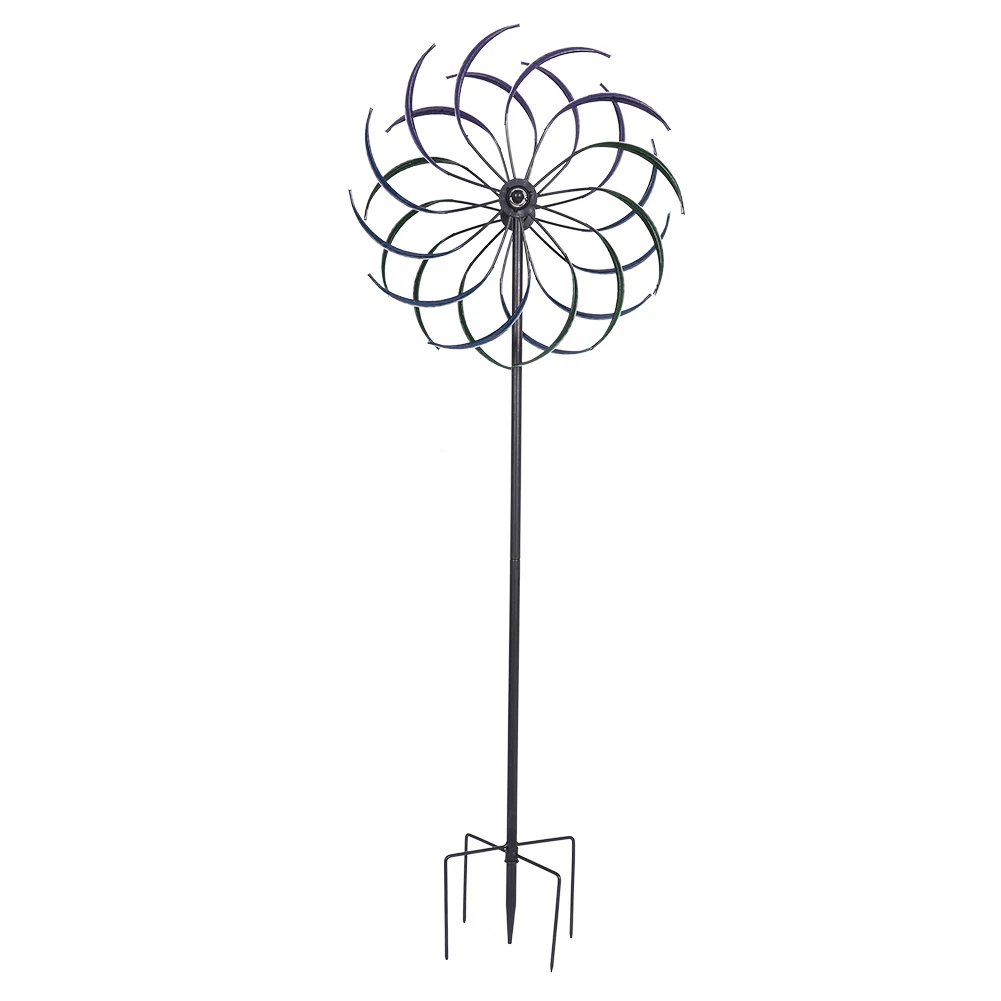 

Iron Windmill Double-Layer Public Craft Windmill Wear Resist Outdoor Wind Catcher for Yard Decoration Accessories Tool