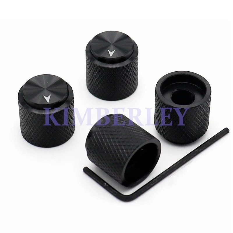 1PCS 15x15mm Aluminum Potentiometer Knobs Caps Volume Control Switch Knob 6mm Knurled Shaft Hole Electronic Panel Knob Cap