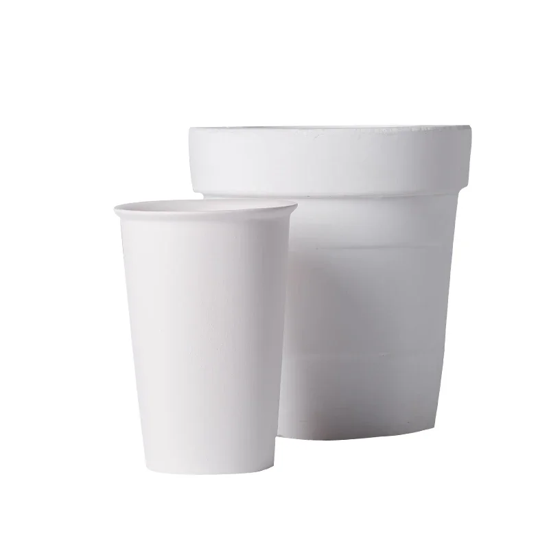 Large coffee milk tea cup tea cup grouting mold ceramic diy handmade mug semi-finished tools