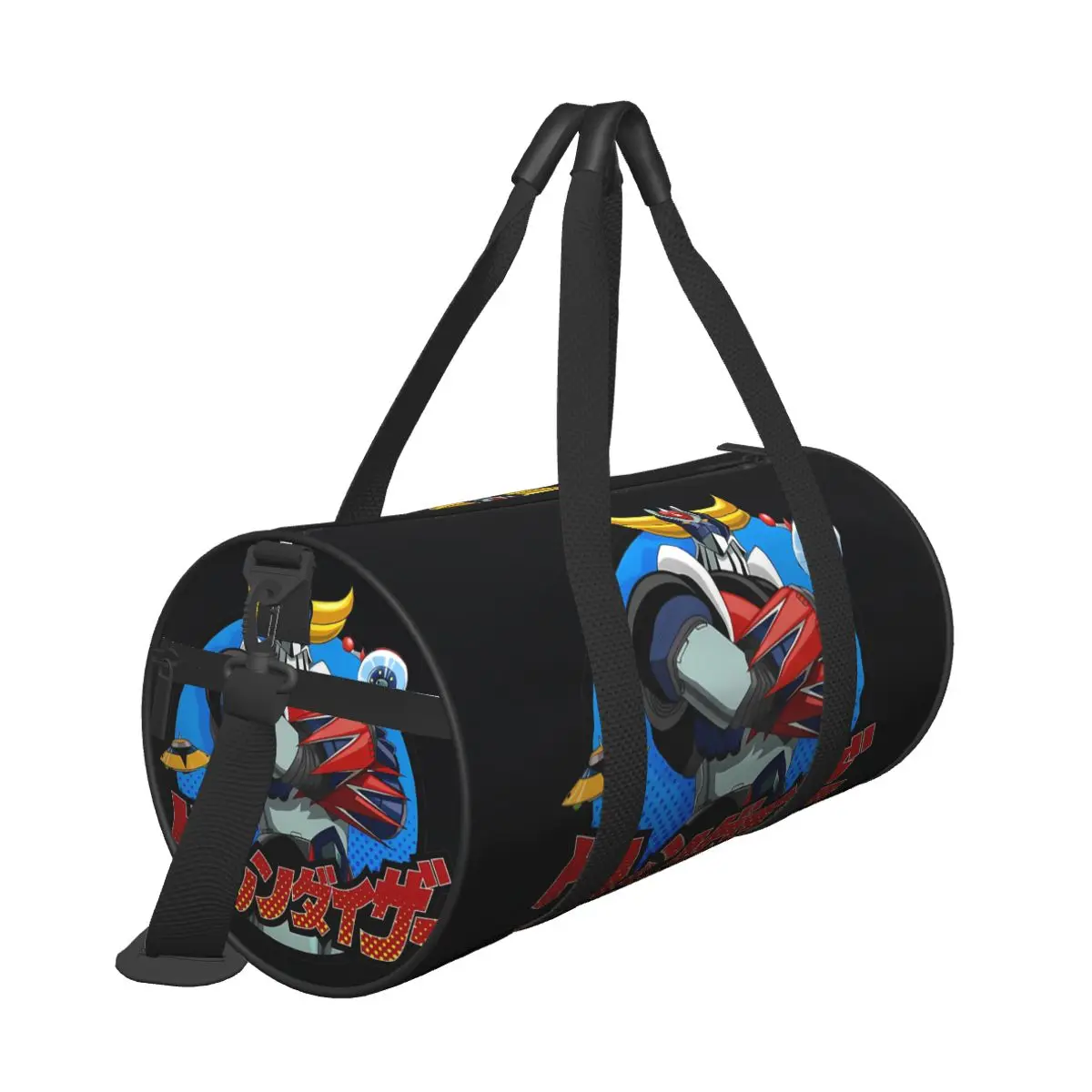 Vintage Grendizers Anime Gym Bag japanese Goldrakes Oxford Sports Bags Large Luggage Design Handbag Vintage Fitness Bag For Male