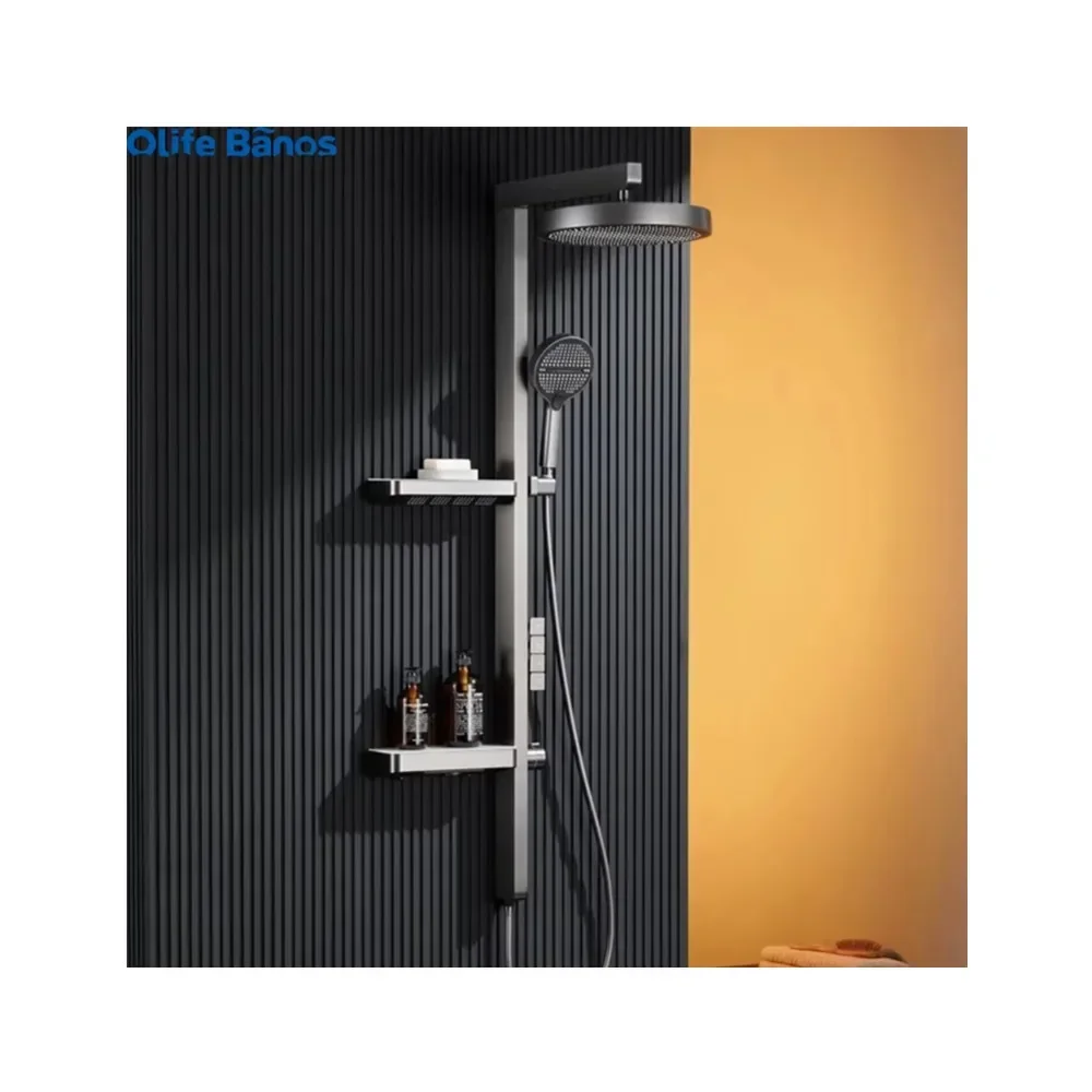 

Brass Wall Mounted Multifunctional Shower