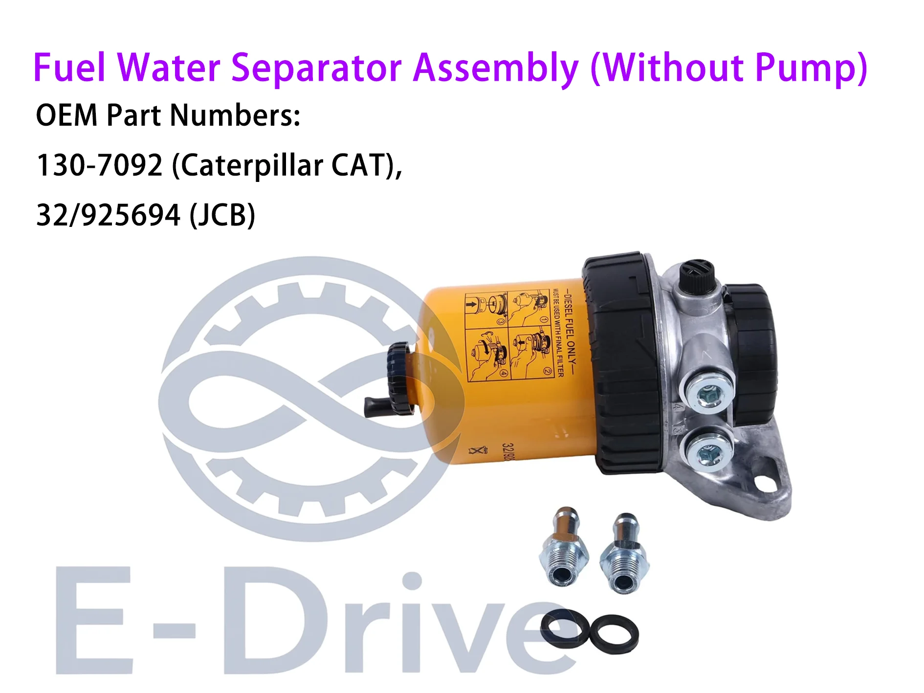 

Сепаратор топлива и воды в сборе 130-7092 32/925694 для Caterpillar CAT и JCB (без насоса)