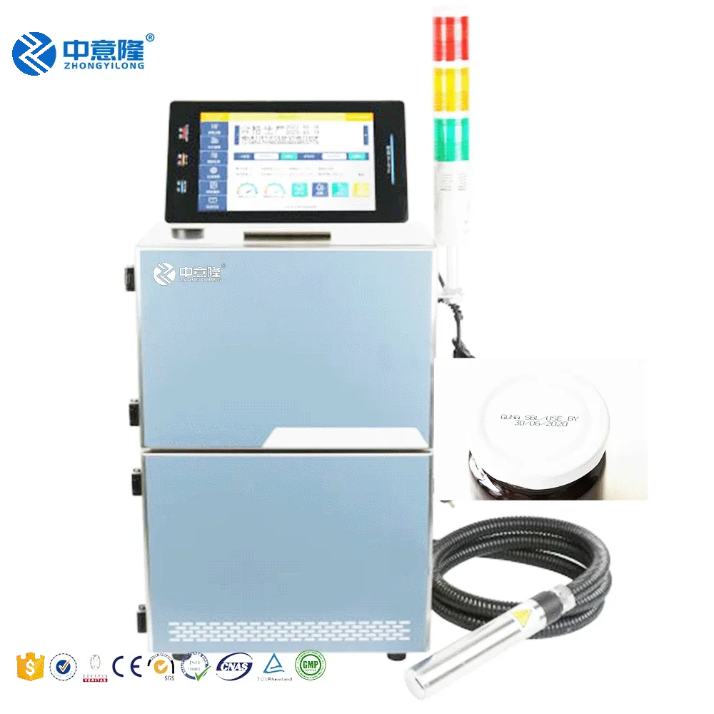 Factory Cheap Price Ink Jet Printer Food Industrial Small Characters Continuous Coding Machine for Bottle drinks fillingline