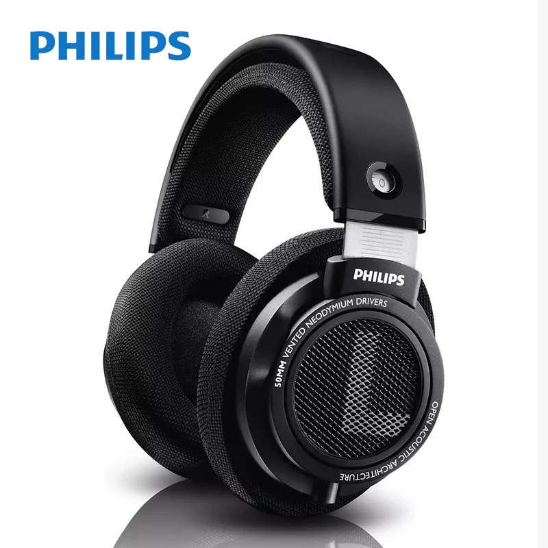 Philips SHP9500 Headphone HiFi Stereo Wired Earphone Computer Online Learning Earbuds Esports Game 3.5mm 6.3mm Universal Headset