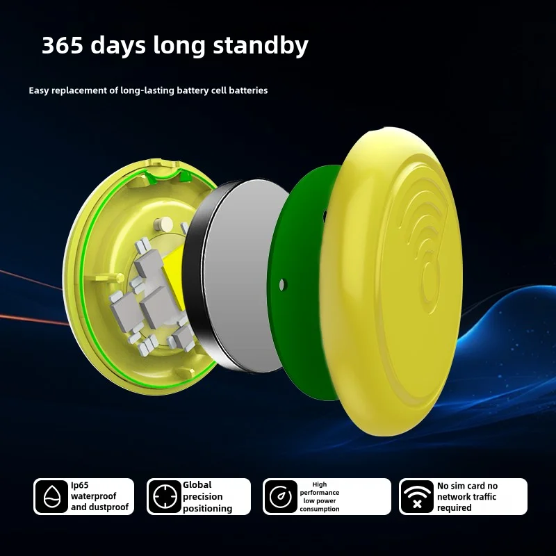 Airtag Bluetooth GPS-trackers IPX 5-waterdichte sporttracking Vind mijn oudere kinderen Huisdieren beschikbaar Mini-zoekers voor iPhone