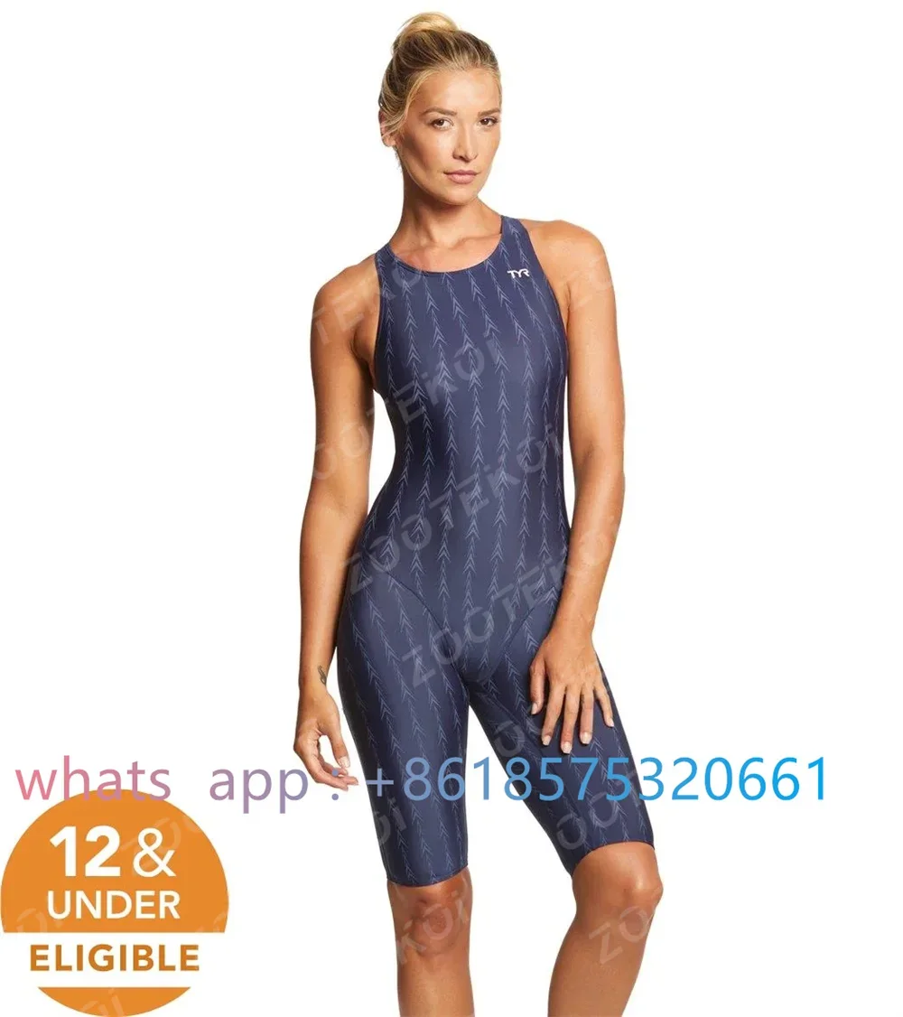 Women's Open Back Kneeskin Tech Suit Swimsuit One Piece Triathlon Skinsuit Swimsuit Jumpsuit Competition Swimwear 2023