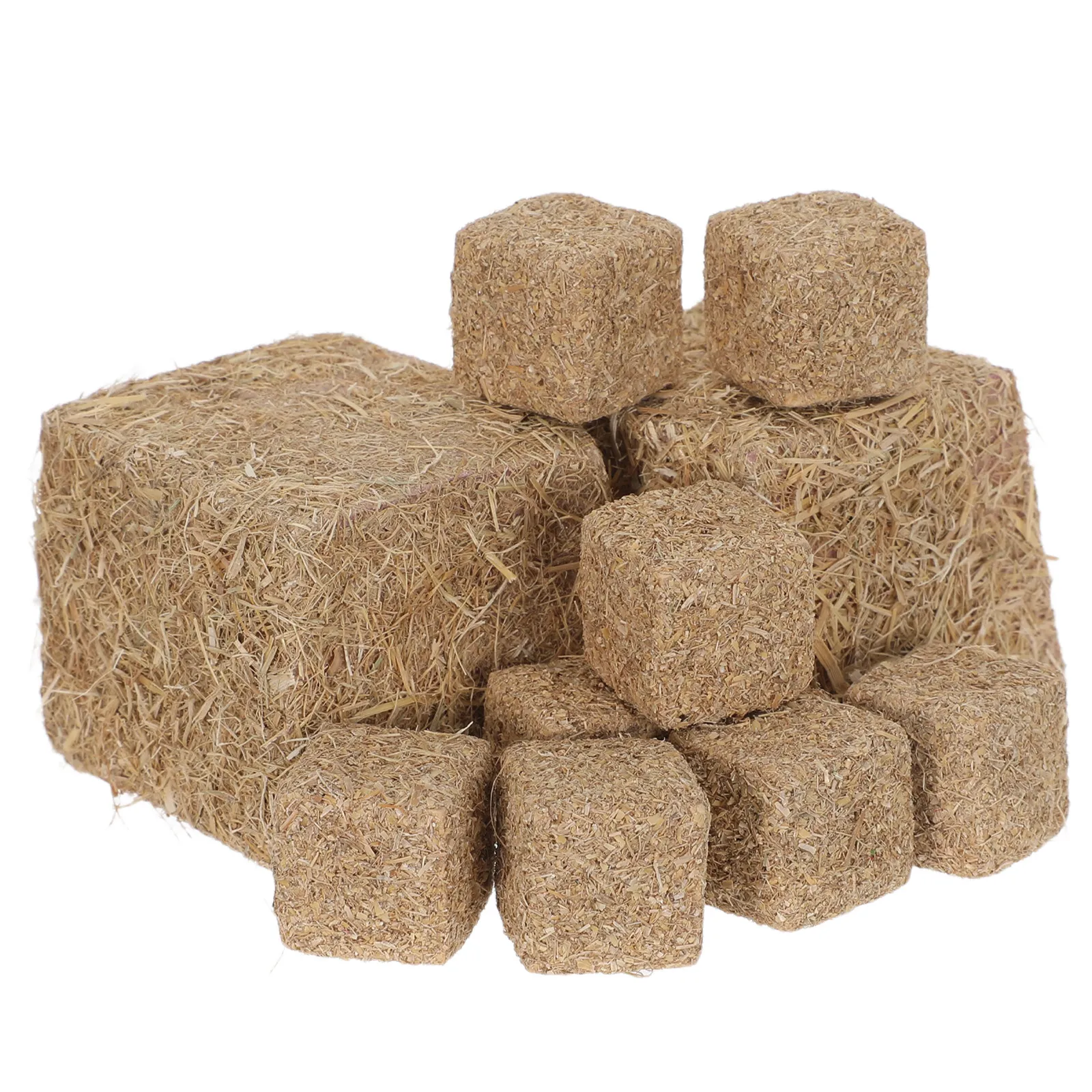 

10Pcs Miniature Hay Bales Mini Faux Harvest Decoration Autumn Crafts Mini Hay Bales for Dollhouse Small Farm Scene Seasonal