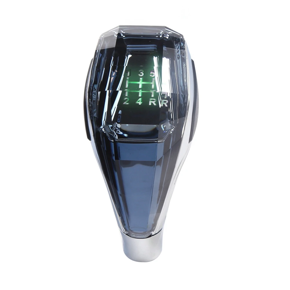 Carro Universal engrenagem Shift Knob Lever Stick cabeça, LED Crystal alças, transmissão manual, Toyota, Honda, Hyundai, Nissan