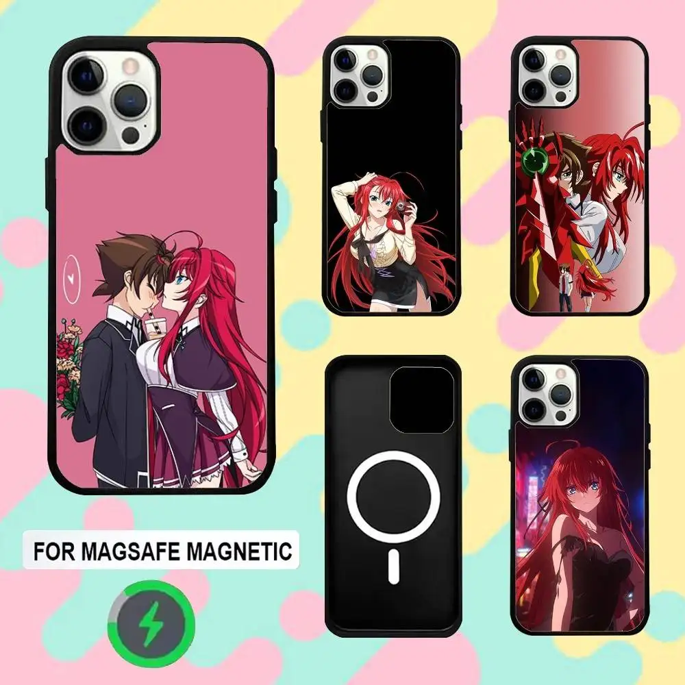 

H-High School Anime DxD Phone Case For iPhone 16e,16,15,14,13,12,11,Plus,Pro,Max,Mini Magsafe Magnetic Wireless Charging