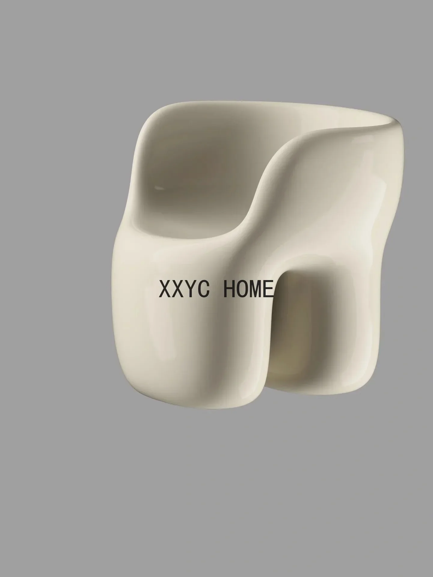 

Nordic Teeth Dental Chair Creative Designer Leisure Chair Special-Shaped FRP Modern Minimalist Living Room Home