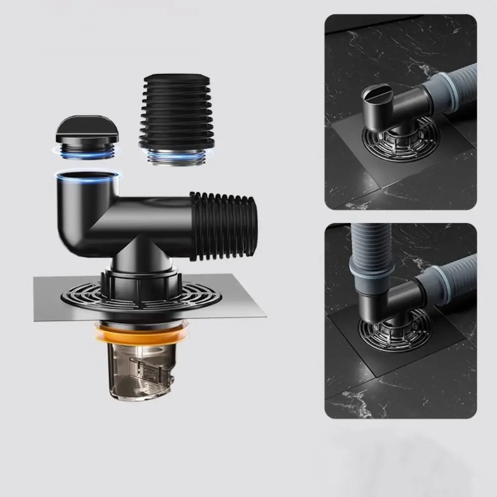 

Быстрый дренаж, защита от запаха, слив в пол, силиконовое кольцо, предотвращение запаха, сливная труба «два в одном», фильтр, экран, контроль насекомых