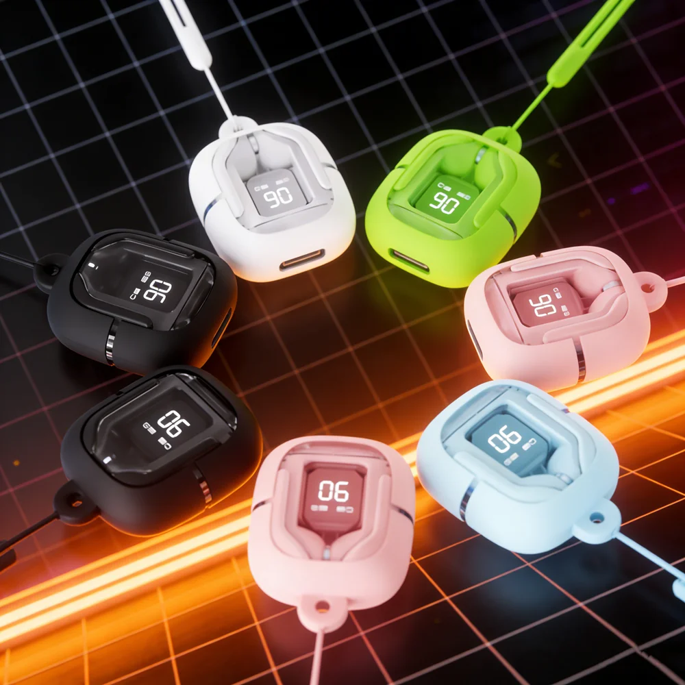 TWS Gaming Earbuds Bluetooth 5.3 Noise Reduction HD HiFi Stereo Wireless Earphone(Buy Headset Get Protective Case + Lanyard)