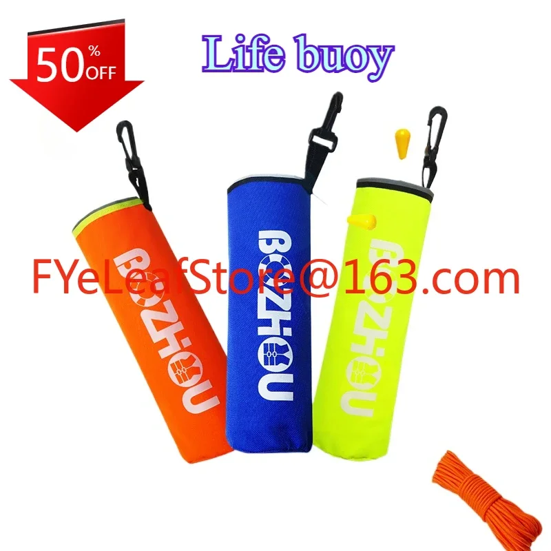 Portable car life buoyancy with window breaker automatic inflatable bag