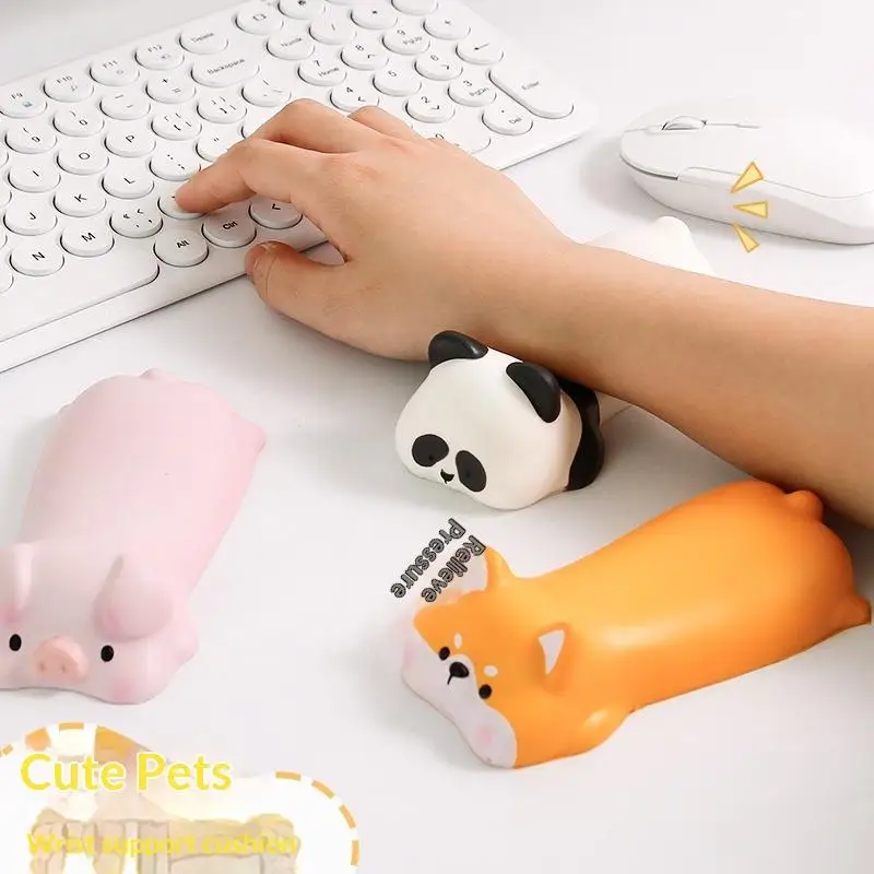 Ergonomic Stress Relief Wrist Rest Mouse Pad Soft Slow Rebound Wrist Support Pad For Office Gaming Computer Keyboard Desktop
