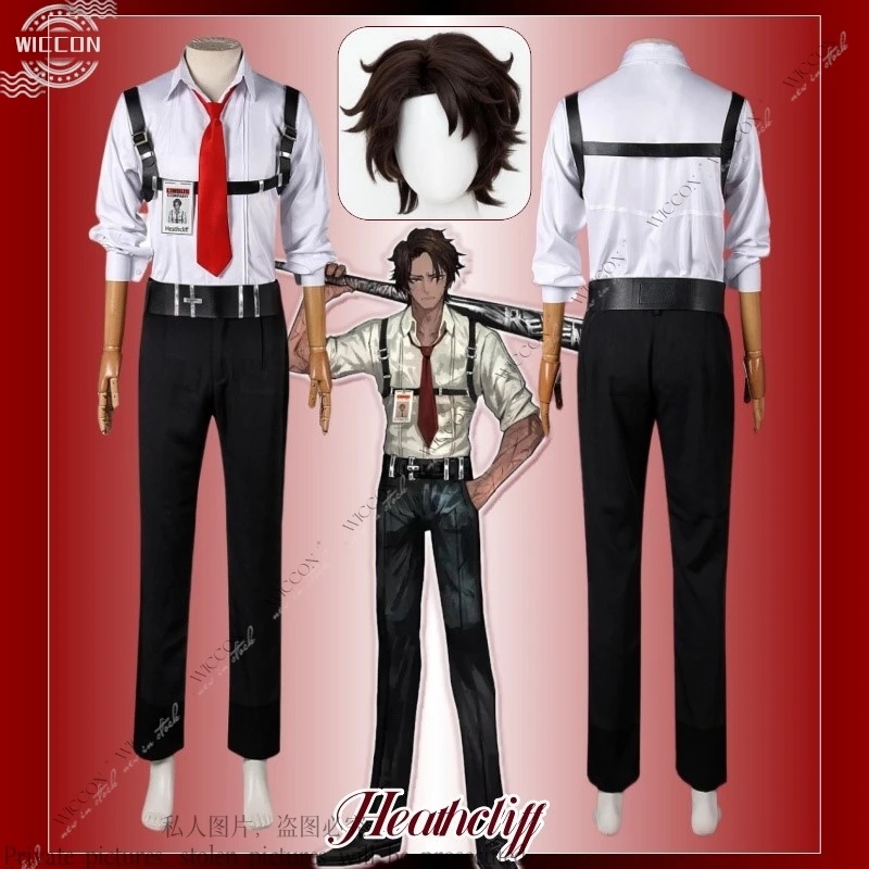 Heathcliff Cosplay Costume  REVENGE Limbus Cos CompanyHalloween Party RolePlay Stage Costume Comic-Con Festivals Character Shirt