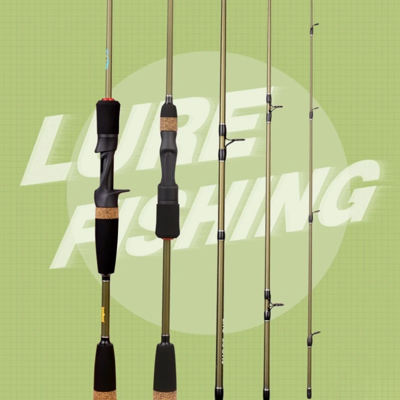 

‌4-Section Carbon Spinning Rod Ceramic Guides Saltwater Fishing Pole 1.8M Travel Telescopic Sea Bass Surf Casting Gear‌