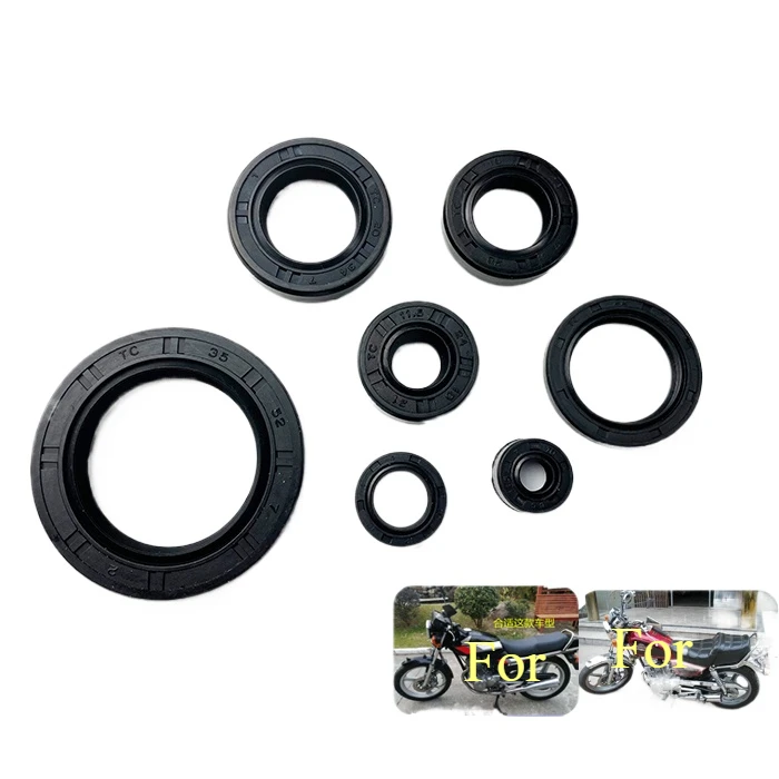 1set Suitable for All Car Oil Seals and Sealing Rings of Jialing for Honda CB125T for CBT125 CM125 Engine