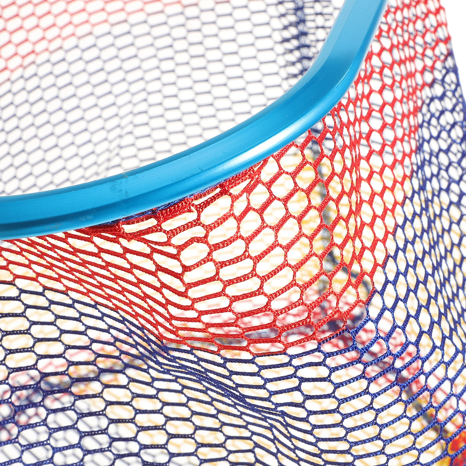 

Deepened Colorful Mesh Fish Landing Net Large Capacity Durable Fishing Catching Releasing Tool For Freshwater Saltwater