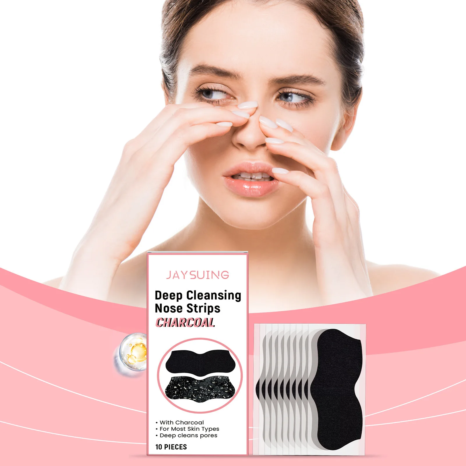 Recommend Blackhead Pore Nose Mask for Deep Facial Cleansing Without Tight Acne Pore Blackhead Nose Mask