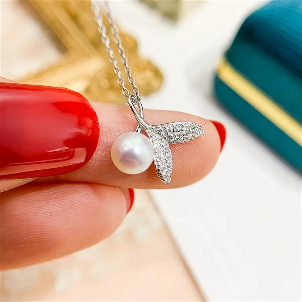 

925 Stamped Alloy Gold Plating Pearl Pendant Setting DIY Jewelry Findings, Craft Supplies for Handmade Pendant Accessory
