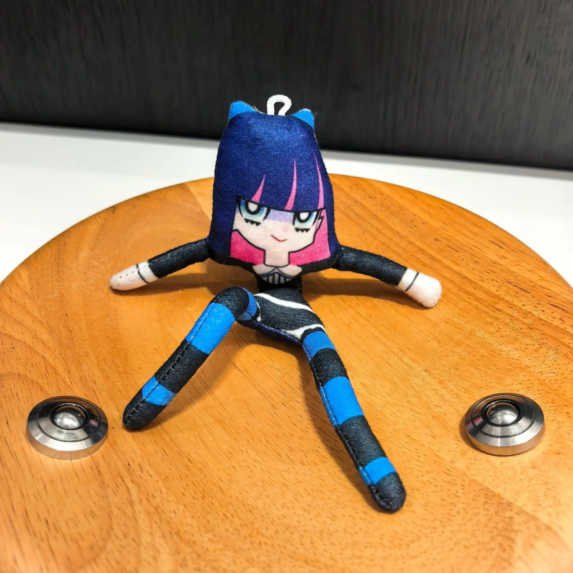 New In Stock 16cm Panty & Stocking With Garterbelt Plush Doll Abstract Joint Flexible Room Decoration Toy Birthday Christma Gift view 5