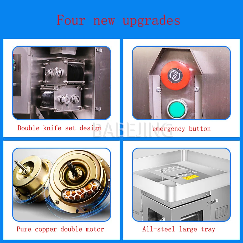 Многофункциональная электрическая мясорубка, одноразовый измельчитель из нержавеющей стали