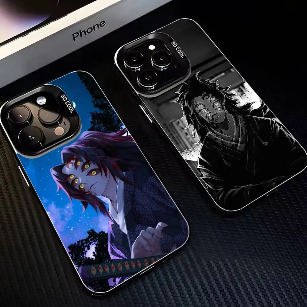 

Demon Slayer K-Kokushibo1 Phone Case For iPhone 16,15,14,13,12,11,Mini,Pro,MAX Black Matte Shockproof Cover