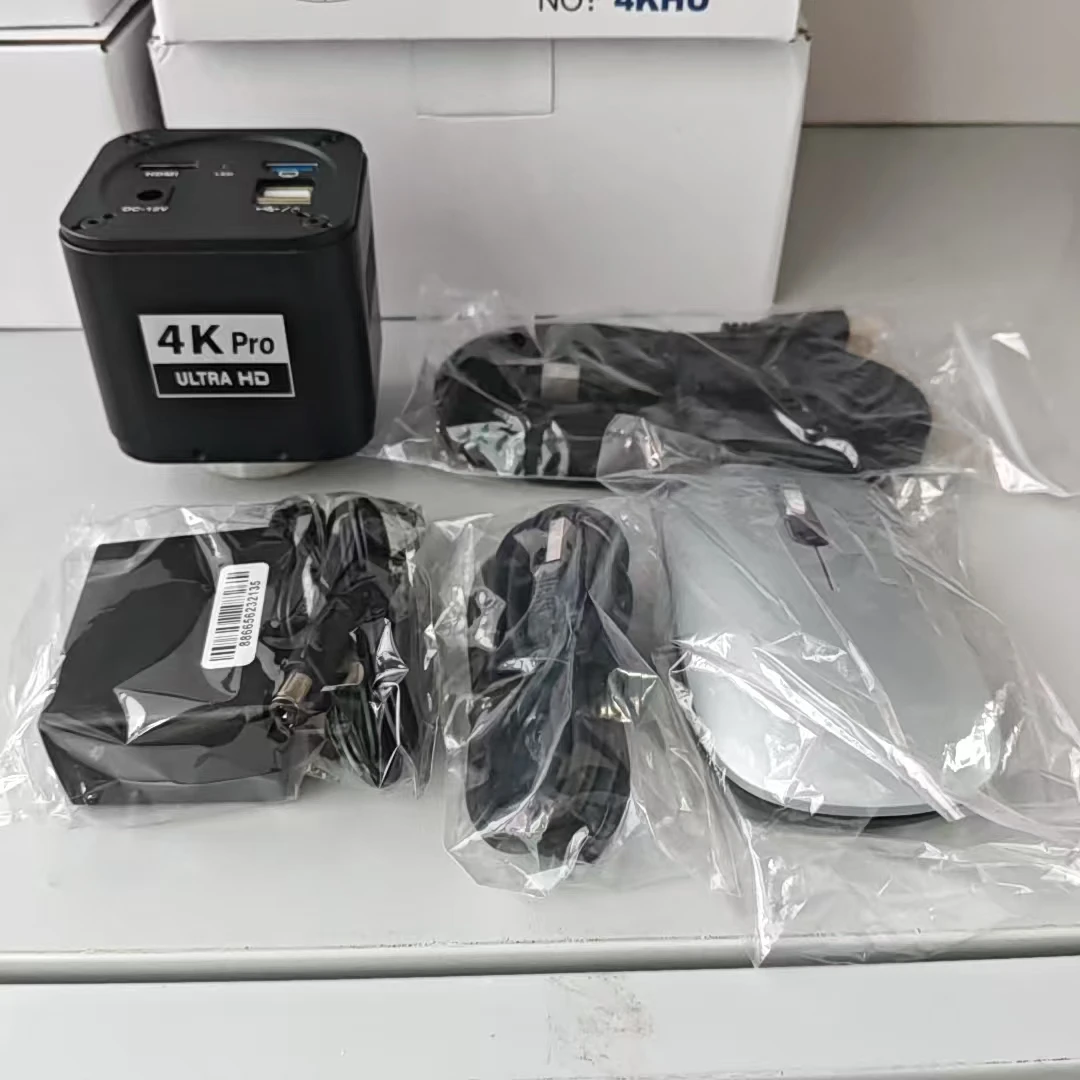 2026 SANQTID TD-4KHU Light Professional 4K Microscope Camera with USB Mount Trinocular Eyepiece Zoom 2.0m Pixels 3 Year Warranty