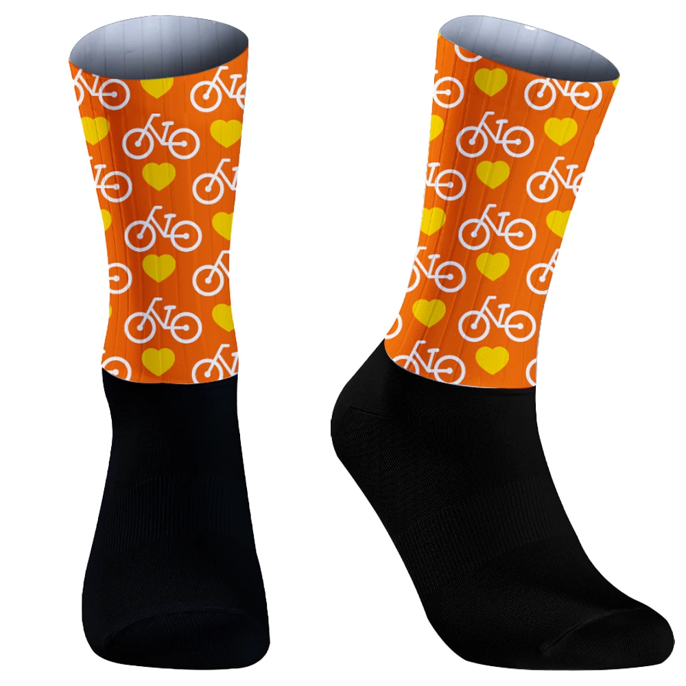 Love Bike Socks, Comfortable Breathable Soft  Socks For Workout, Casual Walking, Running, Sports, Women Men's cycling socks