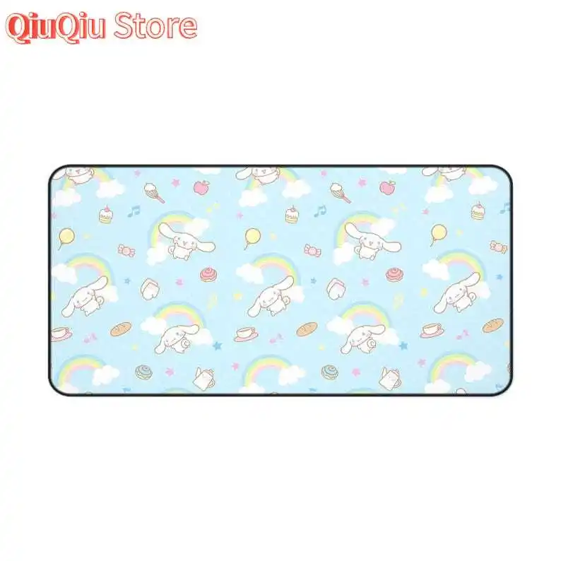 

Cinnamoroll Mouse Pad | Cinnamoroll Rainbow Clouds | Sanrio Desk Mat Gaming Setup | Coquette Cute Kawaii RGB Aesthetic