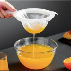 80-400 Mesh Reusable Nylon Ultra Fine Filter Mesh Strainer Spoon Sieve Soy Milk Juice Coffee Yogurt Food Filter Kitchen Colander