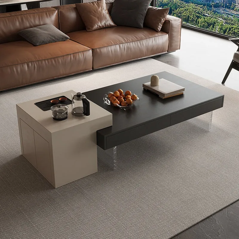 Funky Aesthetic Coffee Table Bedroom Aesthetic Italian Luxury Coffee Table Space Saving Modern Couchtisch Postmodern Furniture