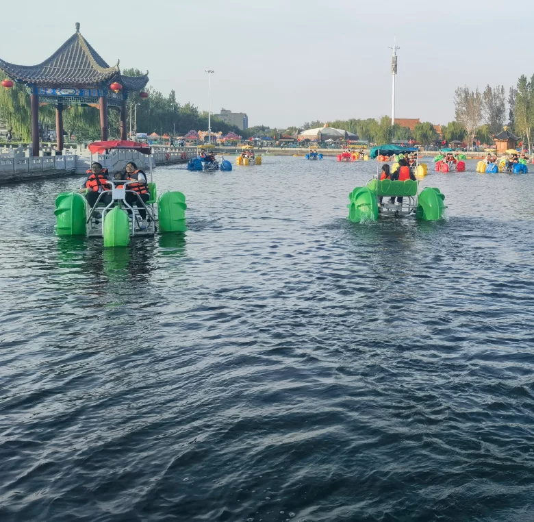 

Airo Amusement Park Pedal Boat Water Bicycle Aqua Bike 3 Wheel Water Bike for Sale