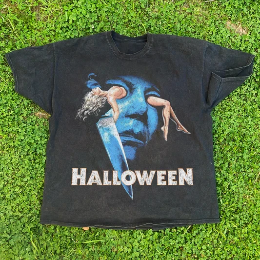 

Plus Size Summer Women's Vintage Halloween T-Shirt Cotton Breathable Stylish Versatile Street Style Oversized