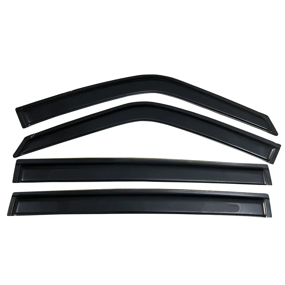 For Ford Galaxy 2006-2015 5-Doors Auto Black Tinted Car Side Window Visor Guard Vent Awnings Shelters Rain Guard Door Ventvisor