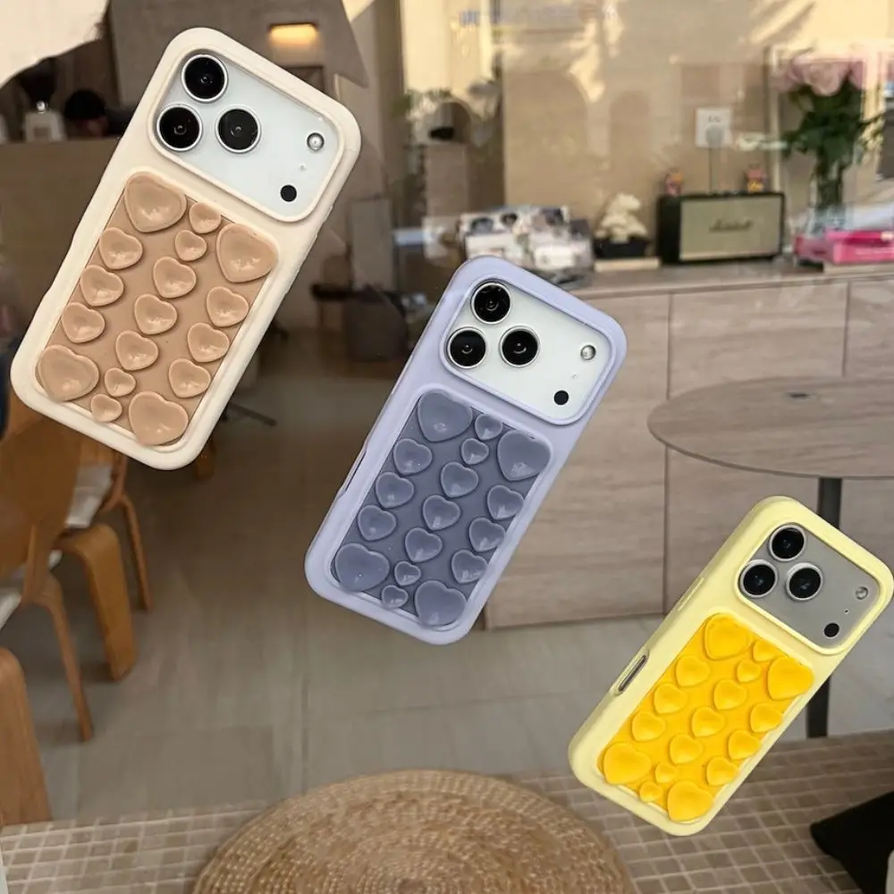 

Cute Heart Octopus Suction Cup Phone Cases For iPhone 17 Pro Max 16 Squish sticky phone grip travel essential Cover for iPhone 1