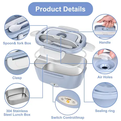 10 best sales गुलाबी लंच बॉक्स - №9