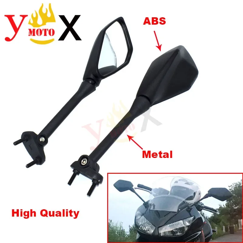 

High Quality ER6F Motorcycle Side Rearview Rear View Mirror For Kawasaki Ninja650R ER-6F 2009-2015 NINJA 400R 2010-2012 Z1000SX
