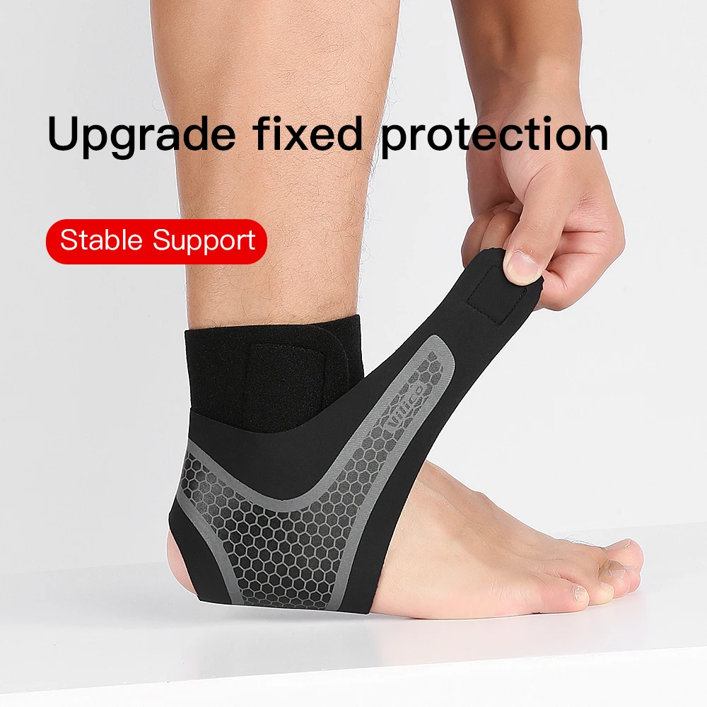 Ankle Protector 1Pcs Sports Protective Gear Ankle Support Basketball Bandage Ankle Brace Nylon Ankle Compression Support