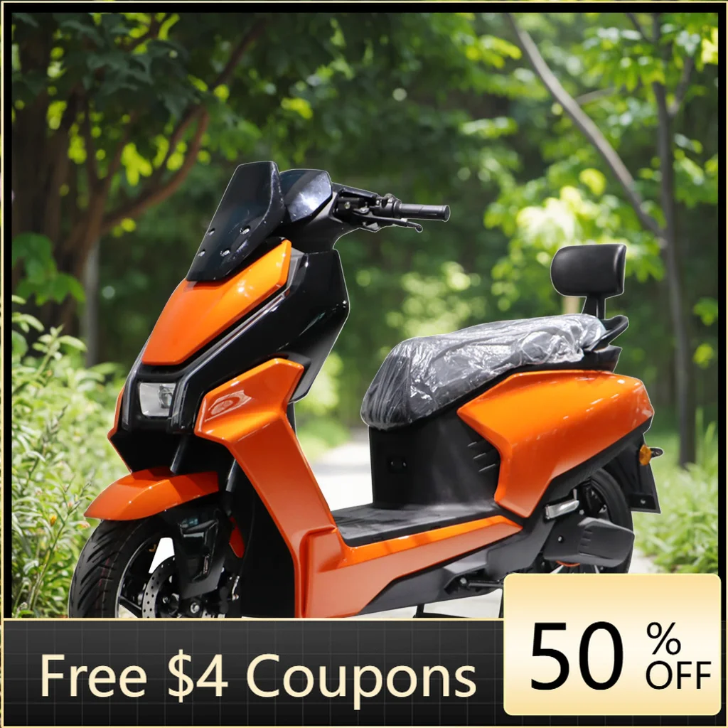WB  2025 Hot Sale Electric Motorcycle 25/35/45 km/h with Backrest CKD Price Electric Scooter Electric Off-Road Vehicle