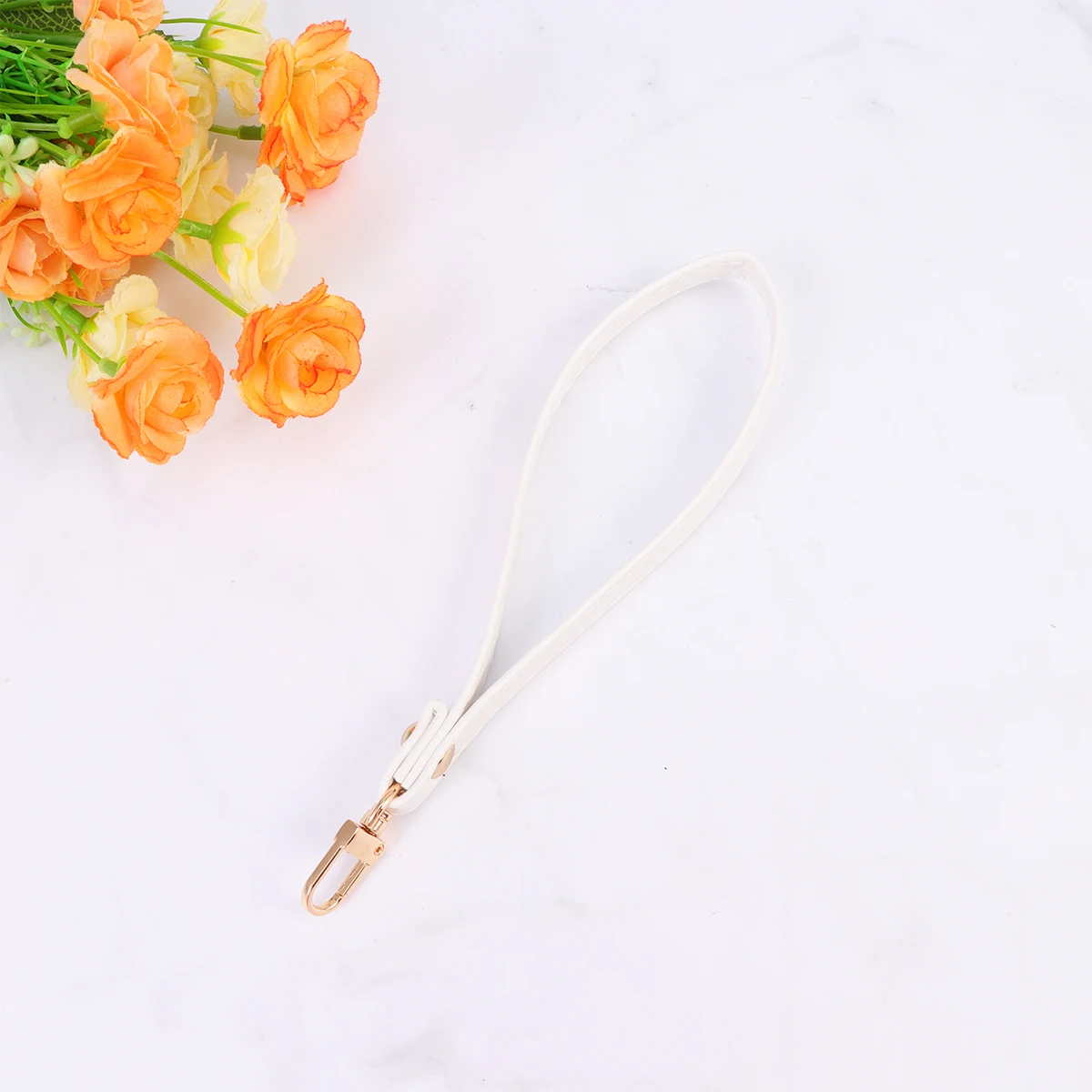

Pu Wristlet Strap Handbag Wallet Replacement Keychain Hand Strap Sturdy Hardware Elegant Fit For Clutches Purses Keys