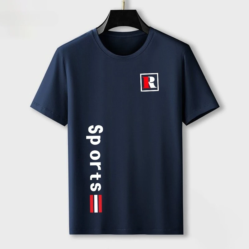 

High-quality men's and women's fashion T-shirts for the summer of 2025 loose-sized cotton sport short-sleeved tops 0719 1